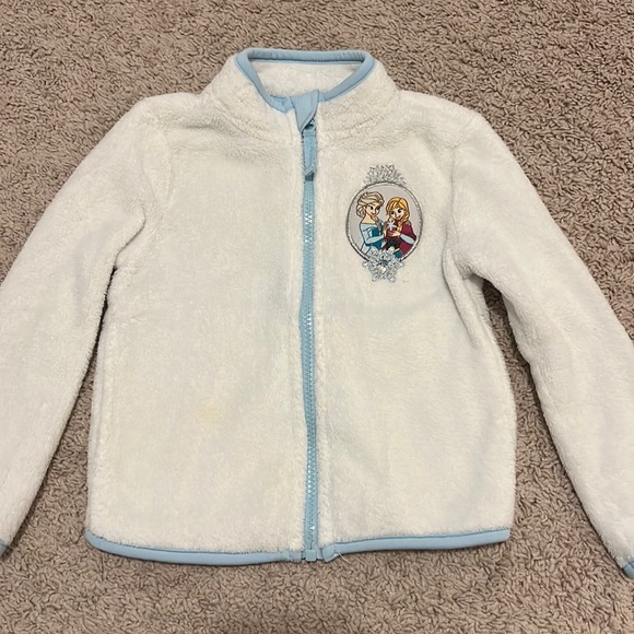Disney store Toddler Girl Frozen Fleece Jacket - Picture 1 of 4